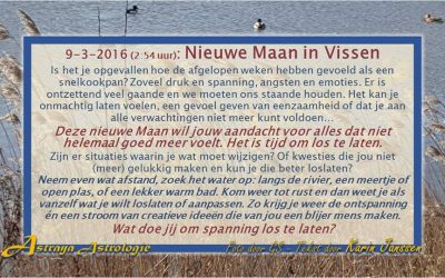 Nieuwe Maan in Vissen op 9 maart 2016