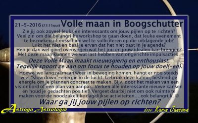 Volle maan in Boogschutter op 21 mei 2016