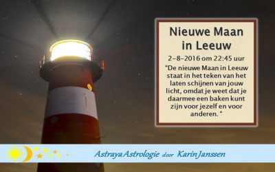 Nieuwe Maan in Leeuw op 2 augustus 2016