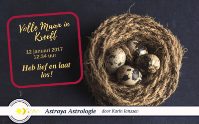 Volle maan in Kreeft op 12 januari 2017