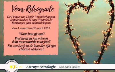 Retrograde Venus van 4 maart t/m 15 april 2017