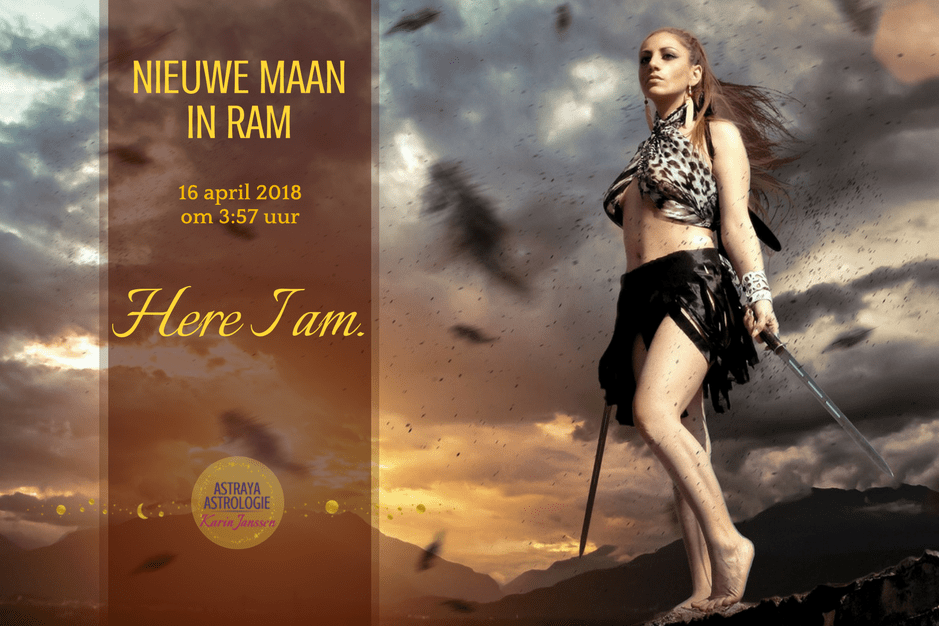 Nieuwe Maan in Ram op 16 april 2018