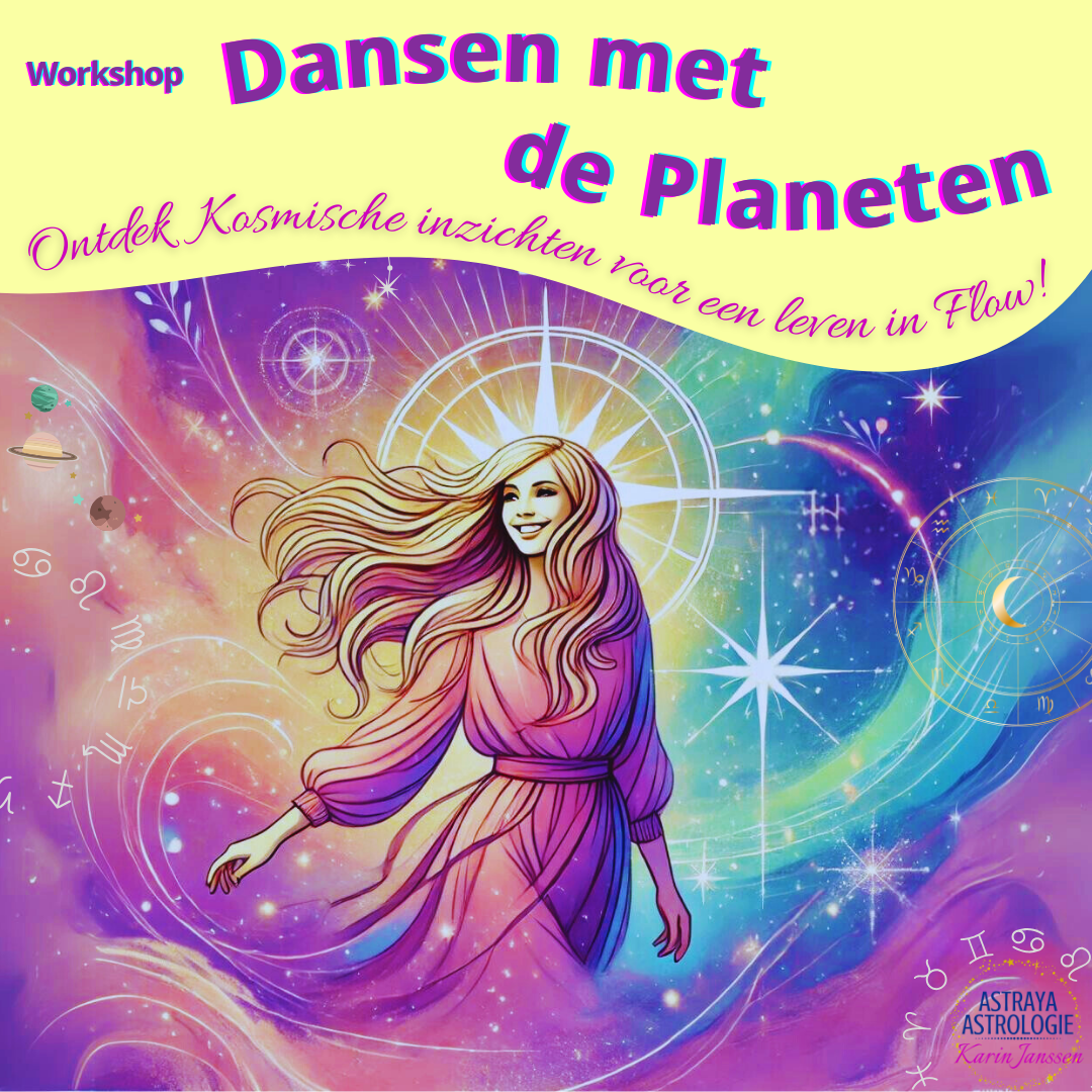 Workshop planeetstanden van de maanden met Karin Janssen van Astraya Astrologie